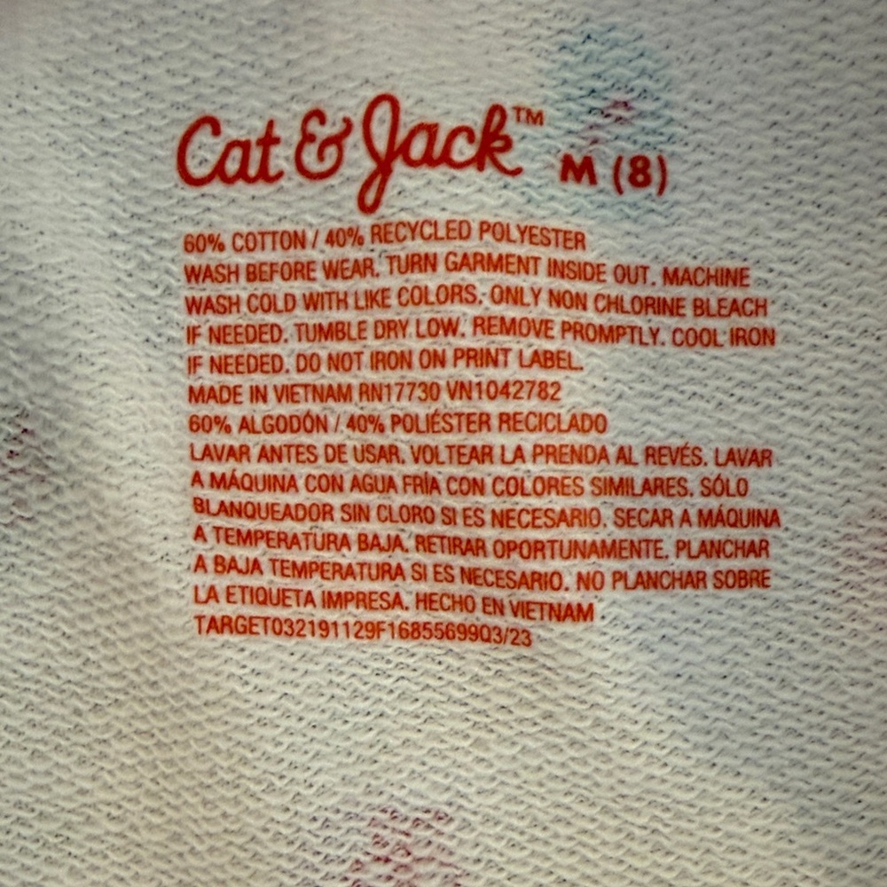 Cat & Jack Multicolor Heart Print Dress - Picture 7 of 11